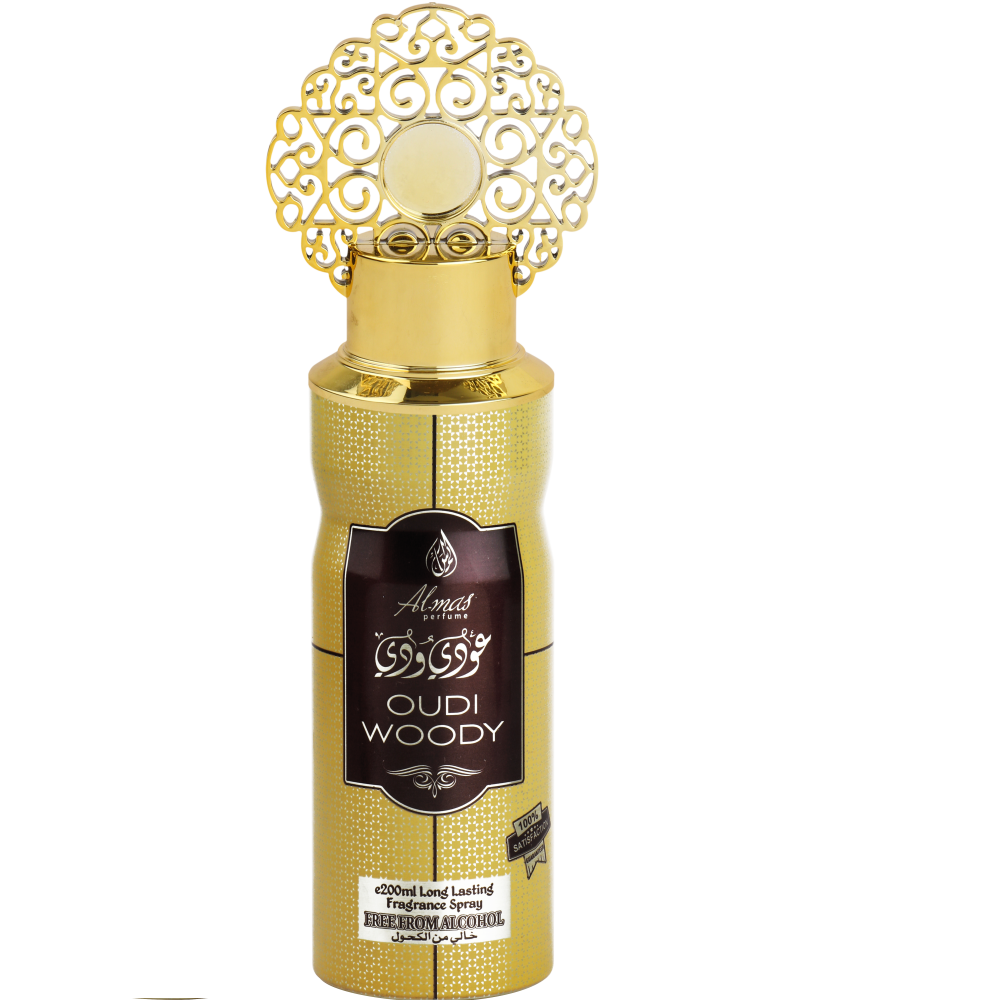 Almas Oudi Woody - Non Alcoholic Deo (200ml)